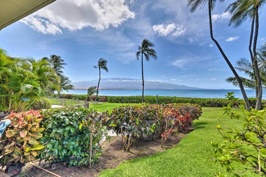 Maui Oceanfront Haven: Beachside Retreat with Turtle & Whale Watching Wailuku Exterior photo